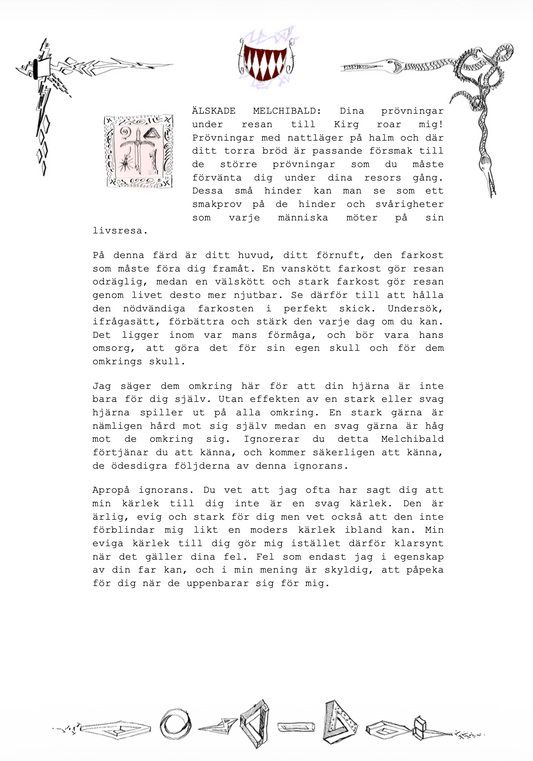 Oktober 3, 1631 - Louis de Hamal till Melchibald