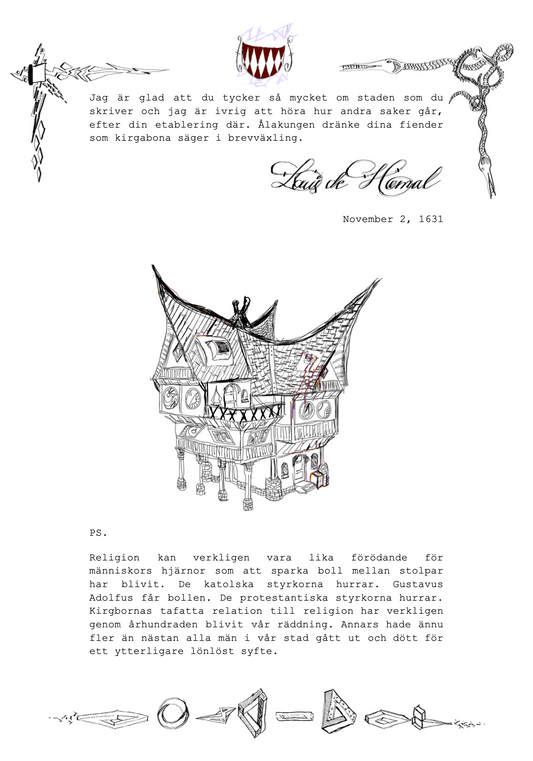 November 2, 1631 - Louis de Hamal till Melchibald